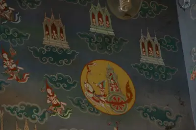 จิตรกรรมฝาผนังและศิลปกรรมภายในพระอุโบสถหินอ่อนจตุรมุข วัดจุฬามณี