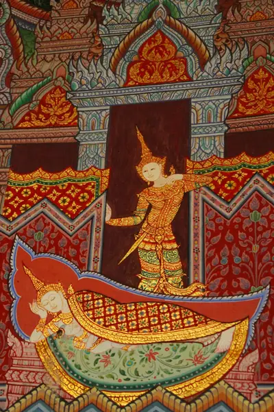 จิตรกรรมฝาผนังและศิลปกรรมภายในพระอุโบสถหินอ่อนจตุรมุข วัดจุฬามณี