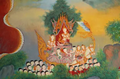จิตรกรรมฝาผนังและศิลปกรรมภายในพระอุโบสถหินอ่อนจตุรมุข วัดจุฬามณี
