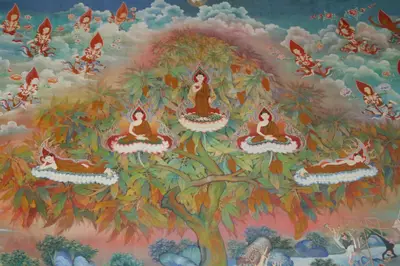 จิตรกรรมฝาผนังและศิลปกรรมภายในพระอุโบสถหินอ่อนจตุรมุข วัดจุฬามณี