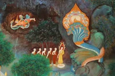 จิตรกรรมฝาผนังและศิลปกรรมภายในพระอุโบสถหินอ่อนจตุรมุข วัดจุฬามณี