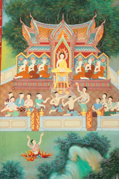 จิตรกรรมฝาผนังและศิลปกรรมภายในพระอุโบสถหินอ่อนจตุรมุข วัดจุฬามณี