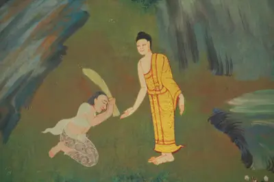 จิตรกรรมฝาผนังและศิลปกรรมภายในพระอุโบสถหินอ่อนจตุรมุข วัดจุฬามณี