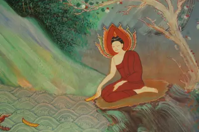 จิตรกรรมฝาผนังและศิลปกรรมภายในพระอุโบสถหินอ่อนจตุรมุข วัดจุฬามณี