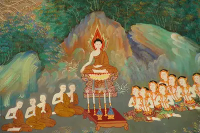 จิตรกรรมฝาผนังและศิลปกรรมภายในพระอุโบสถหินอ่อนจตุรมุข วัดจุฬามณี