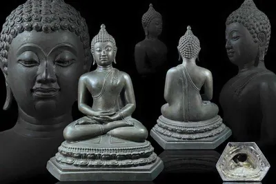 พระพุทธชัยวัฒน์ประจำชนมวาร ฉลองชนมายุ ๖๐ ปี วัดจุฬามณี — ภาพถ่ายพระพุทธรูป