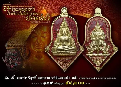 เหรียญพระพุทธชินราช ประทับหลังท้าวเวสสุวรรณ รุ่น ปลดหนี้ หลวงพ่ออิฏฐ์ วัดจุฬามณี ปี ๒๕๖๓ — ภาพถ่ายเนื้อต่างๆ