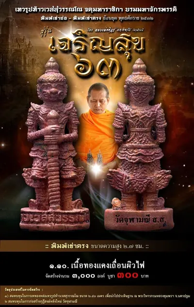 เทวรูปบูชาท้าวเวสสุวรรณโณ รุ่น เจริญสุข ๖๓ หลวงพ่ออิฏฐ์ วัดจุฬามณี ปี ๒๕๖๓ — ภาพถ่ายเนื้อต่างๆ