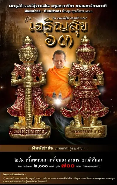 เทวรูปบูชาท้าวเวสสุวรรณโณ รุ่น เจริญสุข ๖๓ หลวงพ่ออิฏฐ์ วัดจุฬามณี ปี ๒๕๖๓ — ภาพถ่ายเนื้อต่างๆ