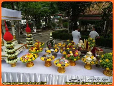 ประมวลภาพพิธีพุทธาภิเษกชนวนเหรียญ รุ่นบูรณะอุโบสถ วัดจุฬามณี ปี ๒๕๕๗
