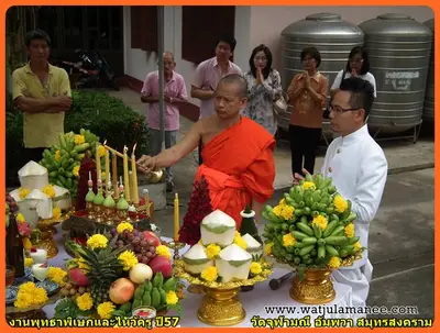 ประมวลภาพพิธีพุทธาภิเษกชนวนเหรียญ รุ่นบูรณะอุโบสถ วัดจุฬามณี ปี ๒๕๕๗