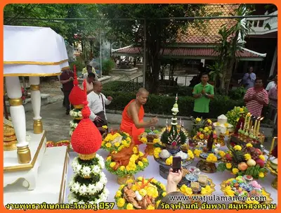 ประมวลภาพพิธีพุทธาภิเษกชนวนเหรียญ รุ่นบูรณะอุโบสถ วัดจุฬามณี ปี ๒๕๕๗