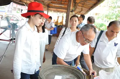 ประมวลภาพงานเททองหล่อพระ วัดจุฬามณี ปี ๒๕๕๘