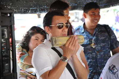 ประมวลภาพงานเททองหล่อพระ วัดจุฬามณี ปี ๒๕๕๘