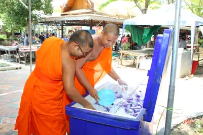 ประมวลภาพงานเททองหล่อพระ วัดจุฬามณี ปี ๒๕๕๘