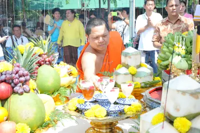 ประมวลภาพงานเททองหล่อพระ วัดจุฬามณี ปี ๒๕๕๘
