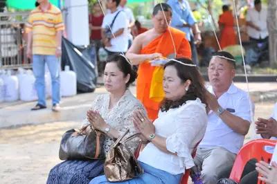 ประมวลภาพงานเททองหล่อพระ วัดจุฬามณี ปี ๒๕๕๘