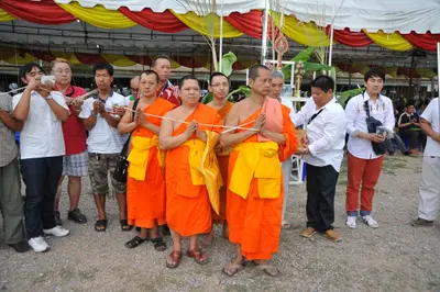 ประมวลภาพงานเททองหล่อพระ วัดจุฬามณี ปี ๒๕๕๘