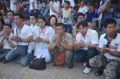 ประมวลภาพงานเททองหล่อพระ วัดจุฬามณี ปี ๒๕๕๘