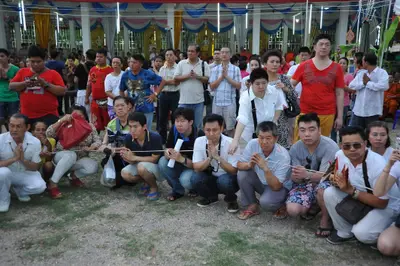 ประมวลภาพงานเททองหล่อพระ วัดจุฬามณี ปี ๒๕๕๘