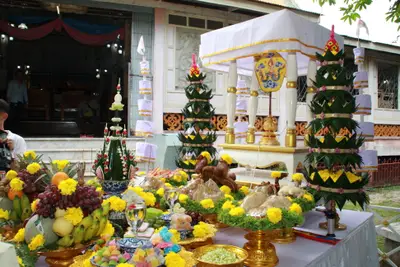 ประมวลภาพพิธีพุทธาภิเษกท้าวเวสสุวรรณ วัดจุฬามณี ปี ๒๕๕๘
