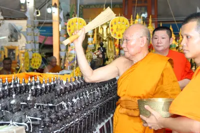ประมวลภาพพิธีพุทธาภิเษกท้าวเวสสุวรรณ วัดจุฬามณี ปี ๒๕๕๘