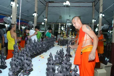 ประมวลภาพพิธีพุทธาภิเษกท้าวเวสสุวรรณ วัดจุฬามณี ปี ๒๕๕๘