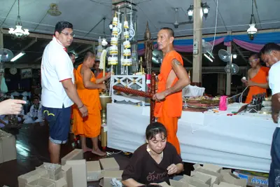 ประมวลภาพพิธีพุทธาภิเษกท้าวเวสสุวรรณ วัดจุฬามณี ปี ๒๕๕๘