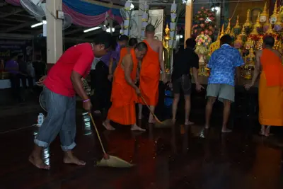 ประมวลภาพพิธีพุทธาภิเษกท้าวเวสสุวรรณ วัดจุฬามณี ปี ๒๕๕๘