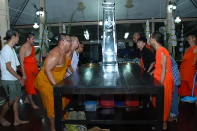 ประมวลภาพพิธีพุทธาภิเษกท้าวเวสสุวรรณ วัดจุฬามณี ปี ๒๕๕๘