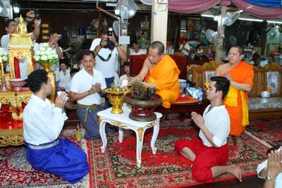 ประมวลภาพพิธีไหว้ครูบูรพาจารย์ วัดจุฬามณี ปี ๒๕๕๘