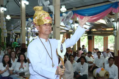 ประมวลภาพพิธีไหว้ครูบูรพาจารย์ วัดจุฬามณี ปี ๒๕๕๘