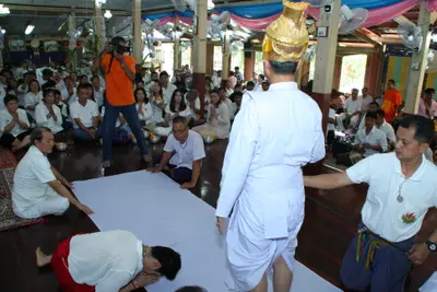 ประมวลภาพพิธีไหว้ครูบูรพาจารย์ วัดจุฬามณี ปี ๒๕๕๘