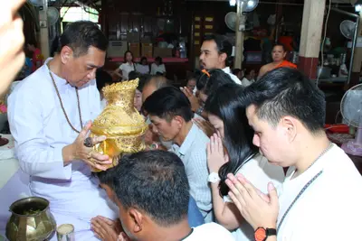 ประมวลภาพพิธีไหว้ครูบูรพาจารย์ วัดจุฬามณี ปี ๒๕๕๘