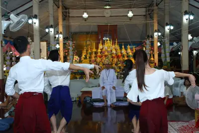 ประมวลภาพพิธีไหว้ครูบูรพาจารย์ วัดจุฬามณี ปี ๒๕๕๘