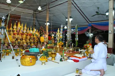 ประมวลภาพพิธีไหว้ครูบูรพาจารย์ วัดจุฬามณี ปี ๒๕๕๘