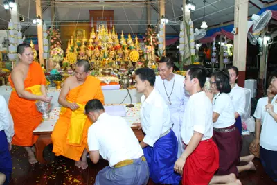 ประมวลภาพพิธีไหว้ครูบูรพาจารย์ วัดจุฬามณี ปี ๒๕๕๘