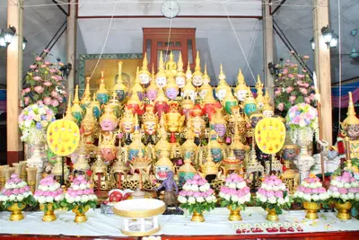 ประมวลภาพพิธีไหว้ครูบูรพาจารย์ วัดจุฬามณี ปี ๒๕๕๘