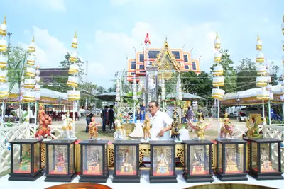 ประมวลภาพพิธีสวดนพเคราะห์ วัดจุฬามณี ปี ๒๕๕๘