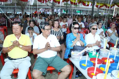 ประมวลภาพพิธีสวดนพเคราะห์ วัดจุฬามณี ปี ๒๕๕๘