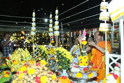 ประมวลภาพพิธีสวดนพเคราะห์ วัดจุฬามณี ปี ๒๕๕๘