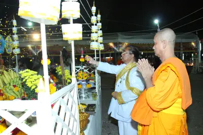 ประมวลภาพพิธีสวดนพเคราะห์ วัดจุฬามณี ปี ๒๕๕๘