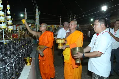 ประมวลภาพพิธีสวดนพเคราะห์ วัดจุฬามณี ปี ๒๕๕๘