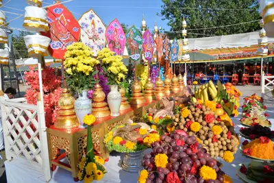 ประมวลภาพพิธีสวดนพเคราะห์ วัดจุฬามณี ปี ๒๕๕๘