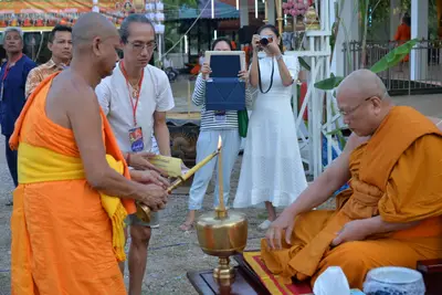 ประมวลภาพพิธีสวดนพเคราะห์ วัดจุฬามณี ปี ๒๕๕๘