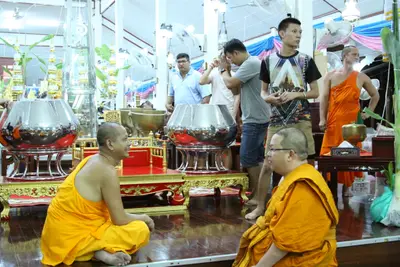ประมวลภาพพิธีอธิษฐานจิตเดี่ยว หลวงพ่ออิฏฐ์ วัดจุฬามณี ปี ๒๕๕๙