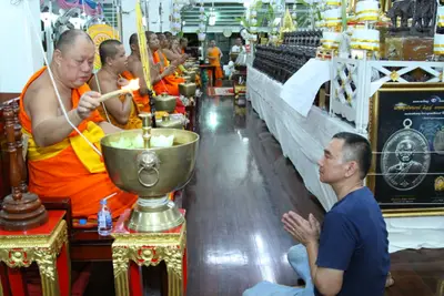 ประมวลภาพพิธีอธิษฐานจิตเดี่ยว หลวงพ่ออิฏฐ์ วัดจุฬามณี ปี ๒๕๕๙