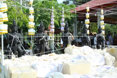 ประมวลภาพพิธีพุทธาภิเษกและสวดภาณยักษ์ วัดจุฬามณี ปี ๒๕๕๙