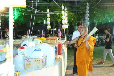 ประมวลภาพพิธีพุทธาภิเษกและสวดภาณยักษ์ วัดจุฬามณี ปี ๒๕๕๙