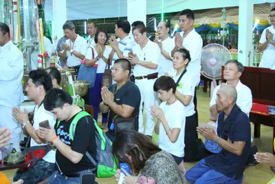 ประมวลภาพพิธีพุทธาภิเษกและสวดภาณยักษ์ วัดจุฬามณี ปี ๒๕๕๙
